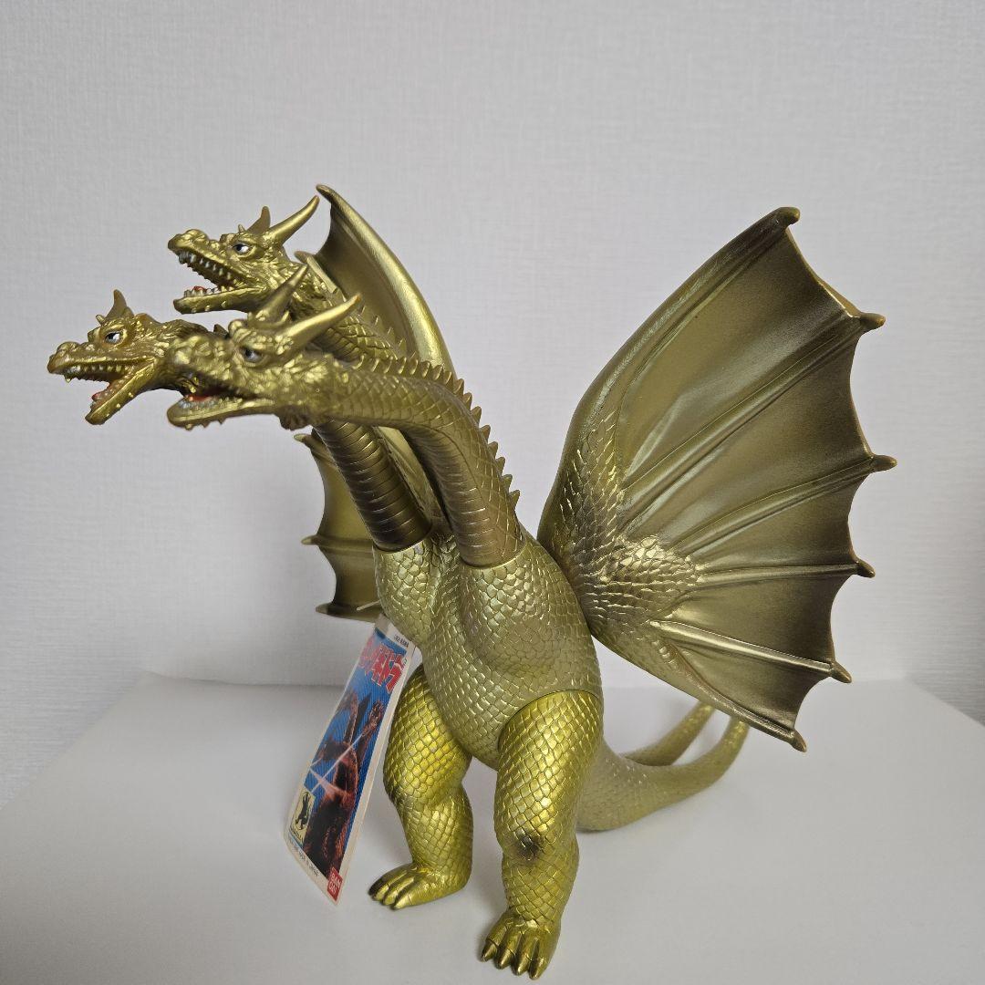 キングギドラ タグ付き ソフビ 東映 昭和 角欠け