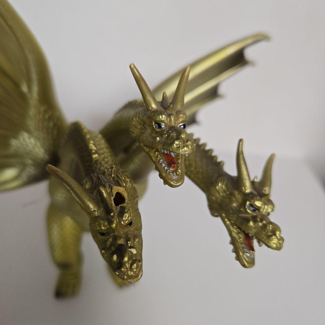 キングギドラ タグ付き ソフビ 東映 昭和 角欠け