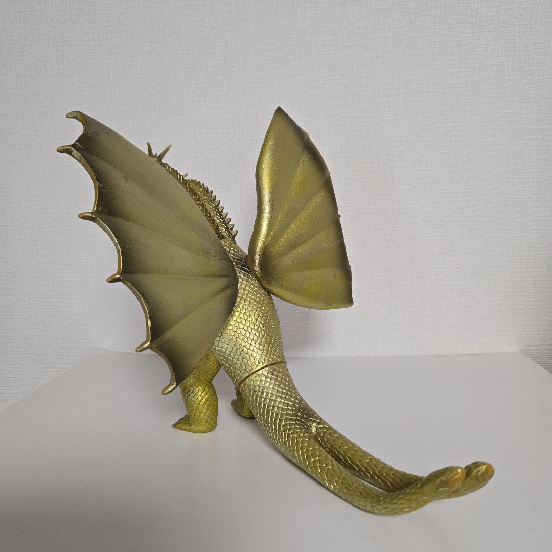 キングギドラ タグ付き ソフビ 東映 昭和 角欠け