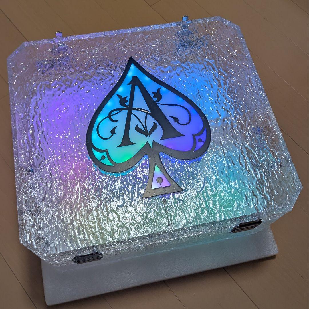 ボトルケース　LED　アタッシュケース ディスプレイ シャンパン