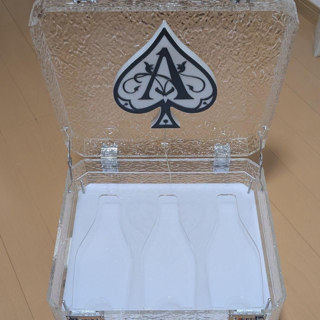 ボトルケース　LED　アタッシュケース ディスプレイ シャンパン