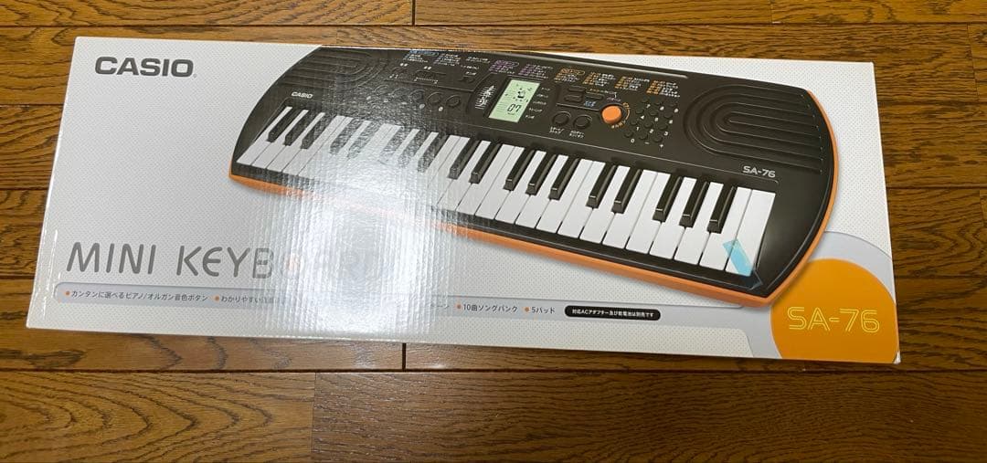 CASIO SA-76 キーボード 44鍵 エネループ電池付き