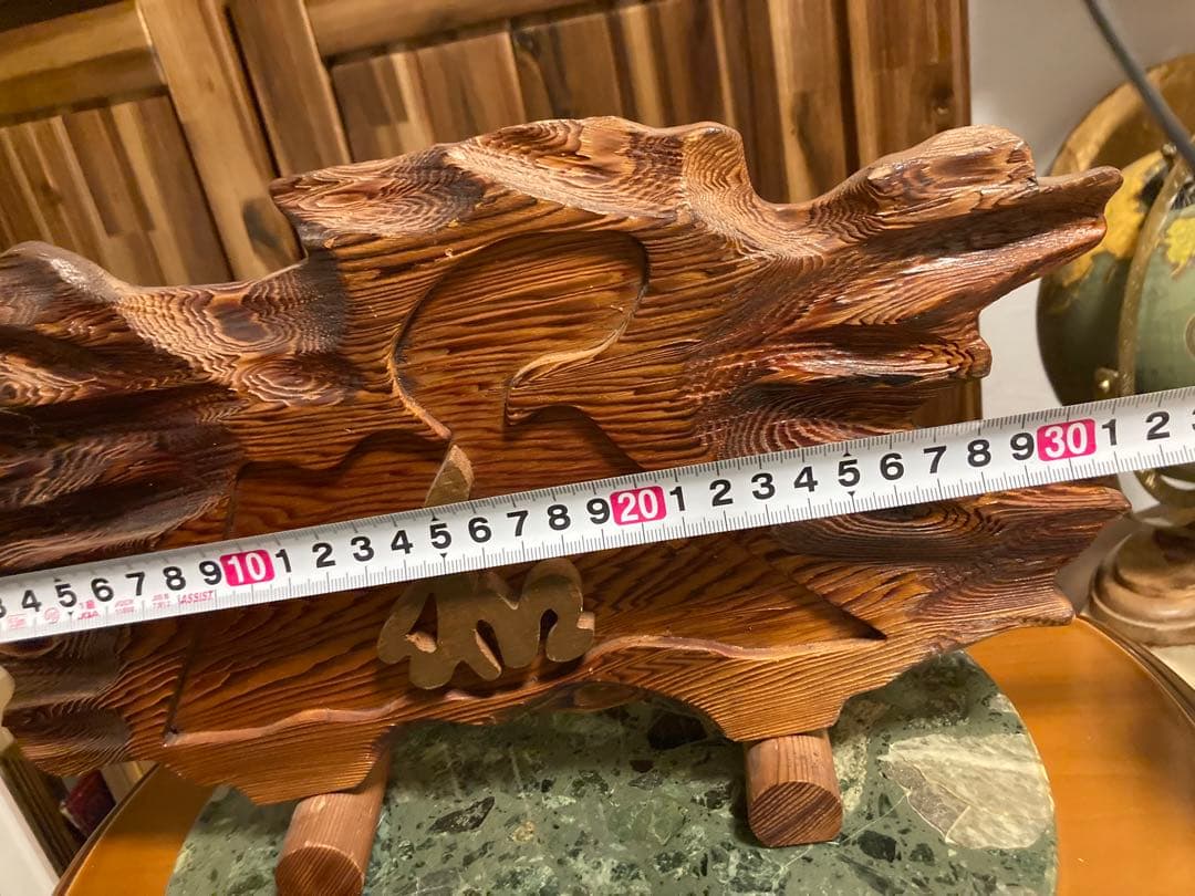 希少　オブジェ　和　木製置物