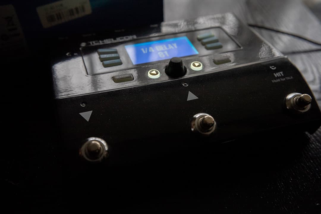 箱あり TC Helicon play Acoustic エフェクターボード