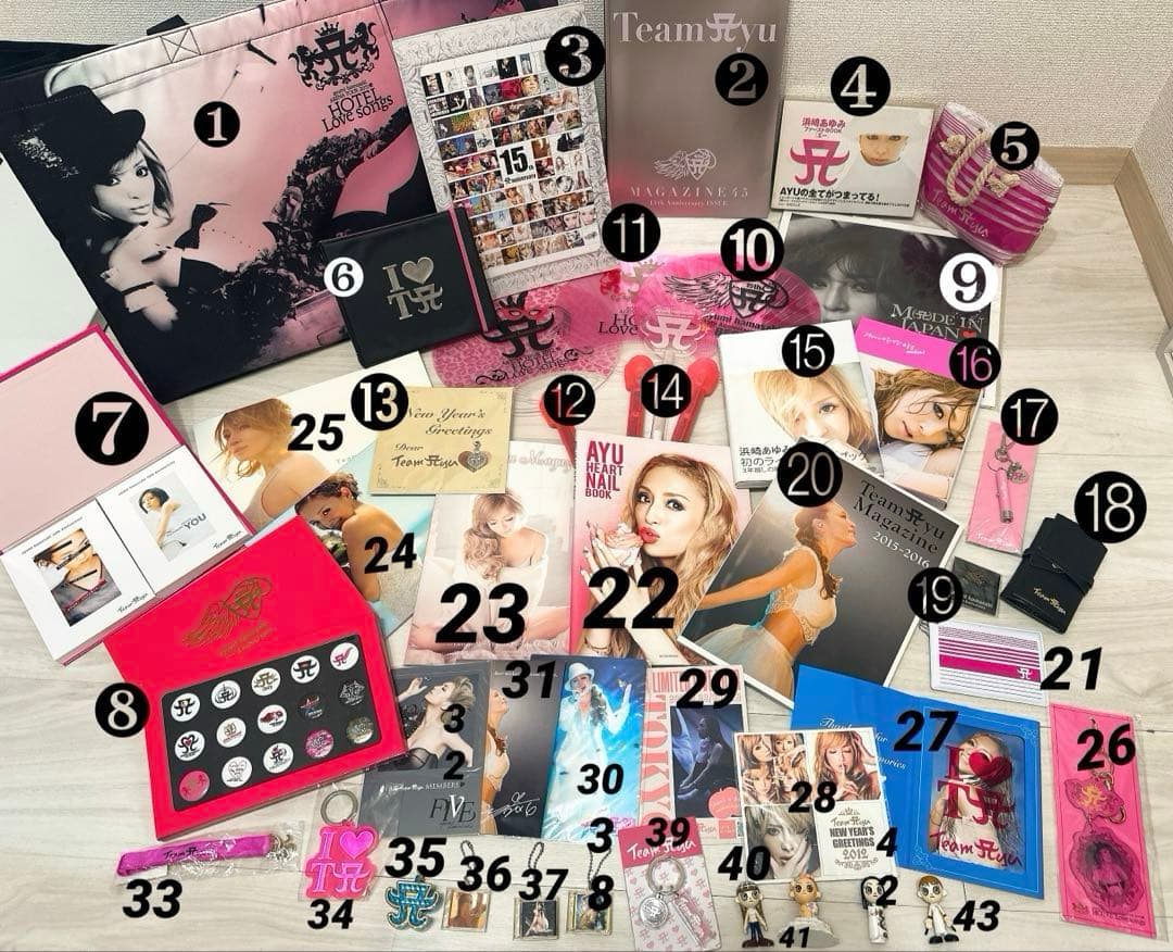 ✴︎浜崎あゆみグッズ✴︎未開封あり♩