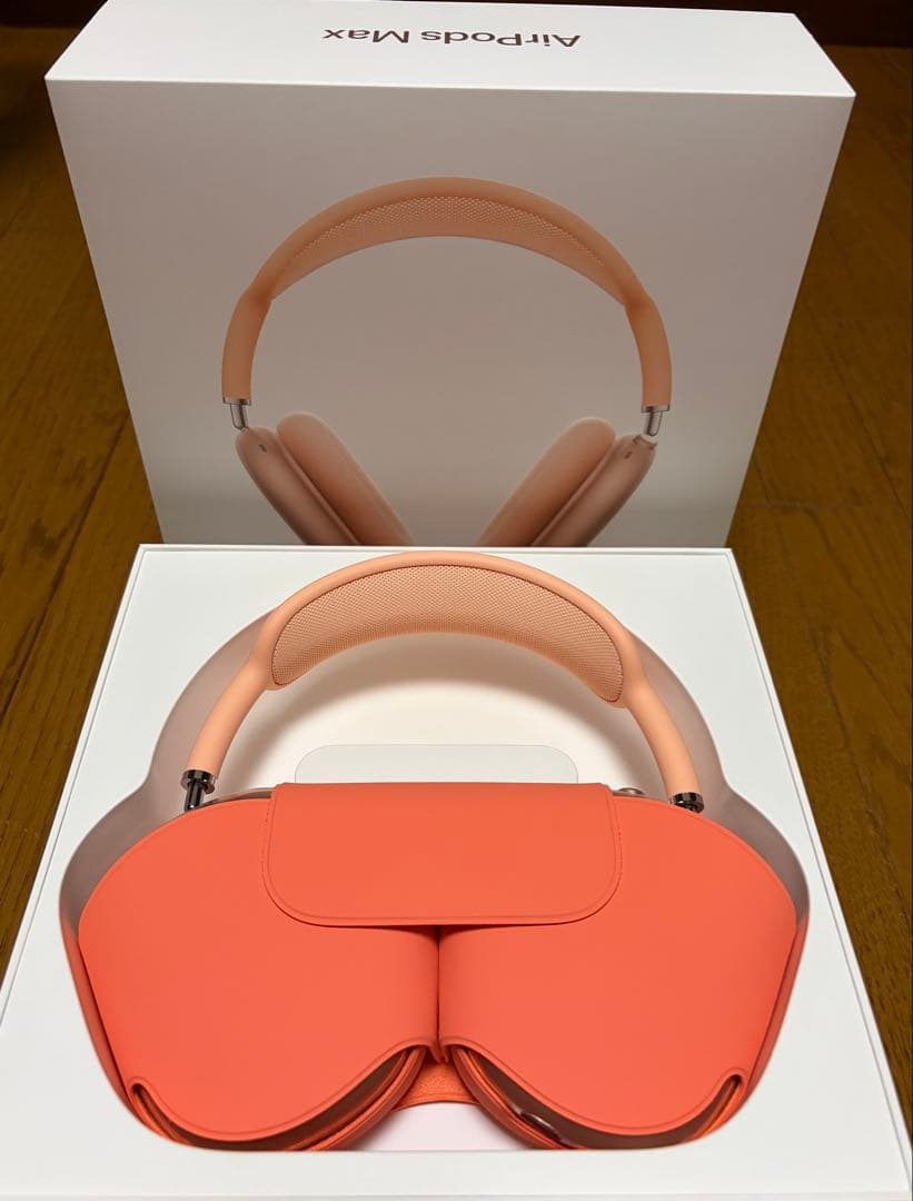 超美品AirPods Max第2世代オレンジAppleCare+2027/7月迄