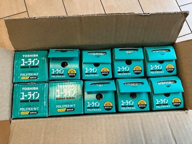 東芝蛍光灯FDL27EX-N-T.FDL27EX-N2 10本