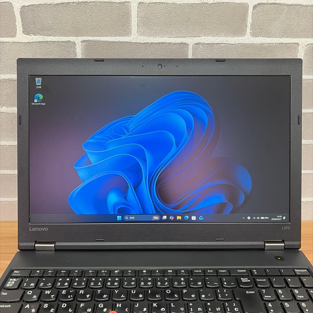 Lenovo ThinkPad L570ノートPC 本体①新品SSD
