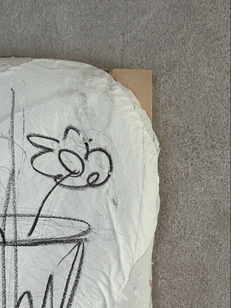 アクリル絵画　「flowers」　ハンドメイド　SM