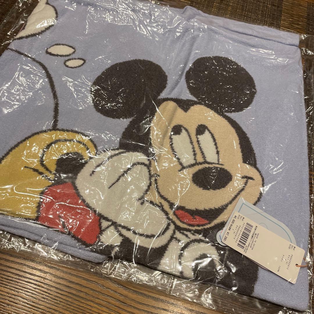 ジェラートピケ　Mickey&Minnie ジャガードピローケースナイロン新品