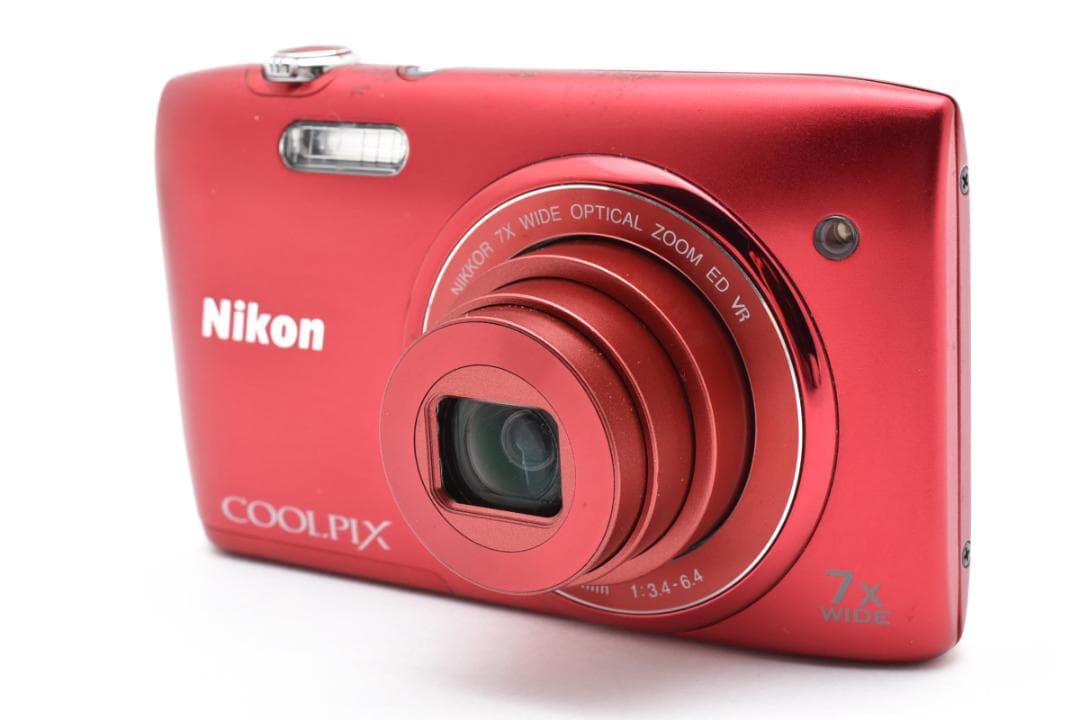 ニコン　Nikon COOLPIX S3500 ラズベリーレッド