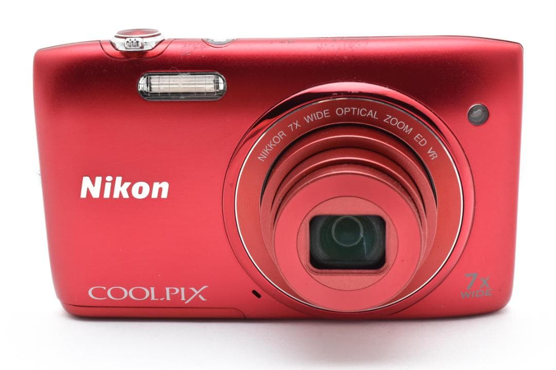 ニコン　Nikon COOLPIX S3500 ラズベリーレッド