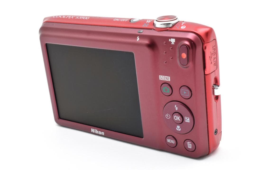 ニコン　Nikon COOLPIX S3500 ラズベリーレッド