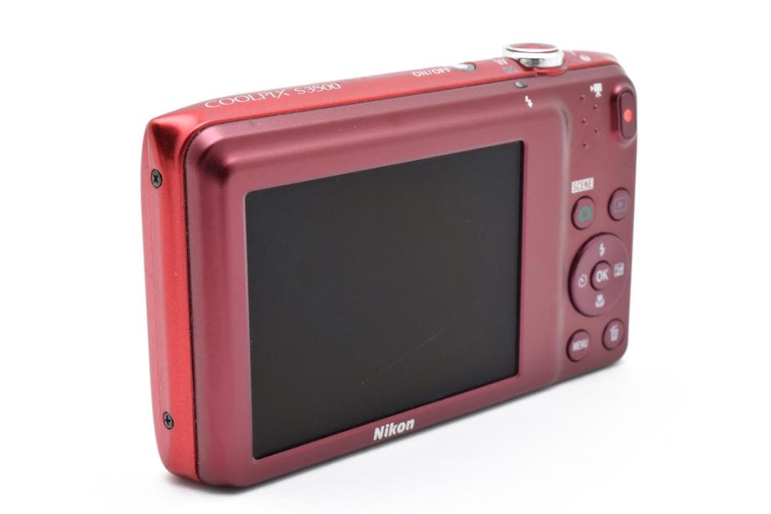 ニコン　Nikon COOLPIX S3500 ラズベリーレッド