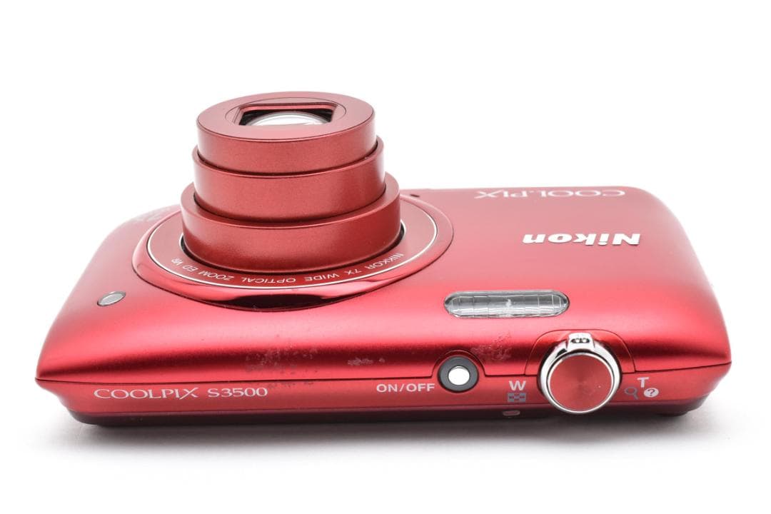 ニコン　Nikon COOLPIX S3500 ラズベリーレッド