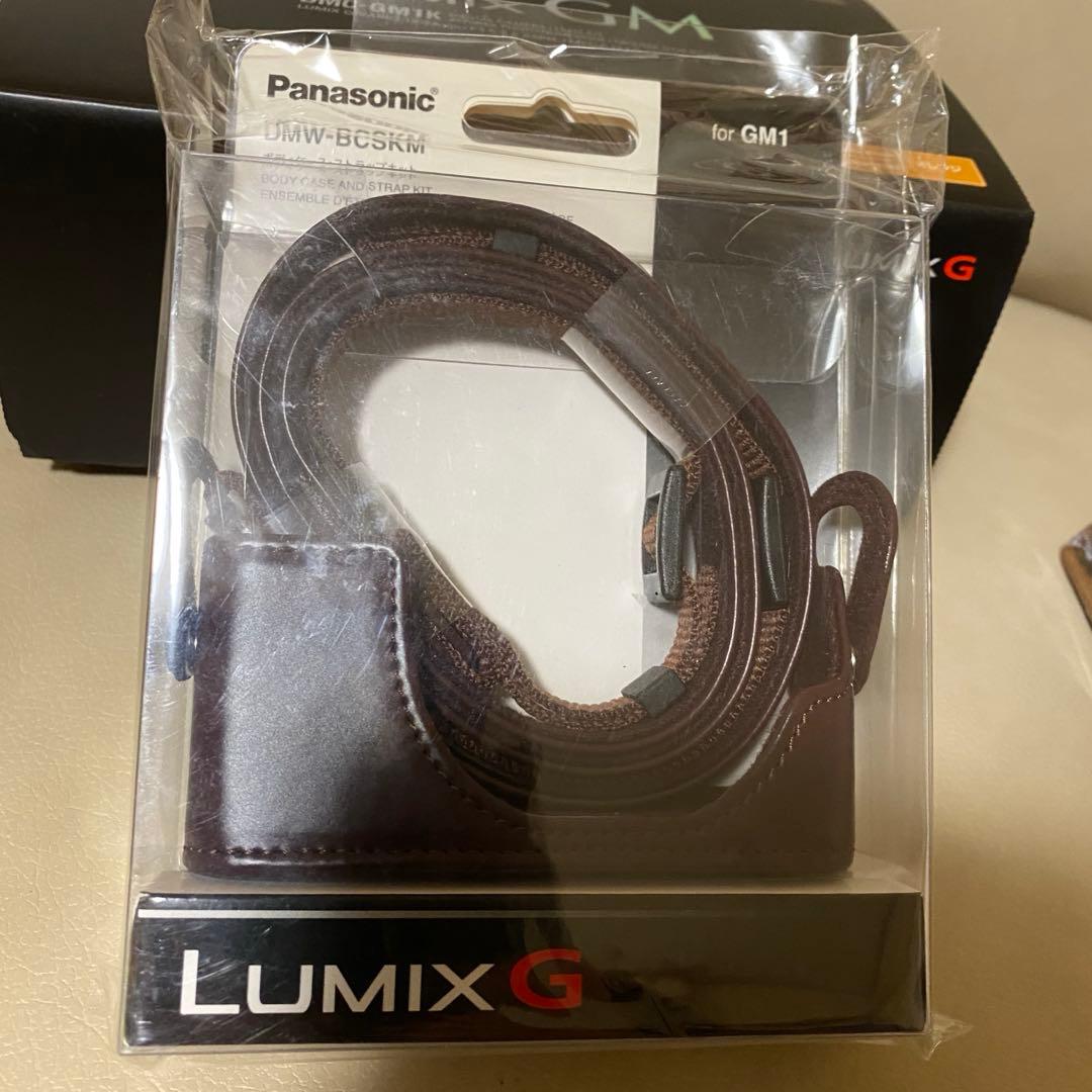 極美 LUMIX DMC-GM1K ボディ＋電動パンケーキレンズ、他アクセサリー