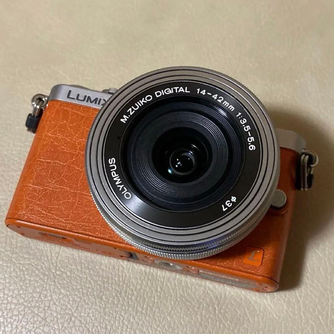 極美 LUMIX DMC-GM1K ボディ＋電動パンケーキレンズ、他アクセサリー