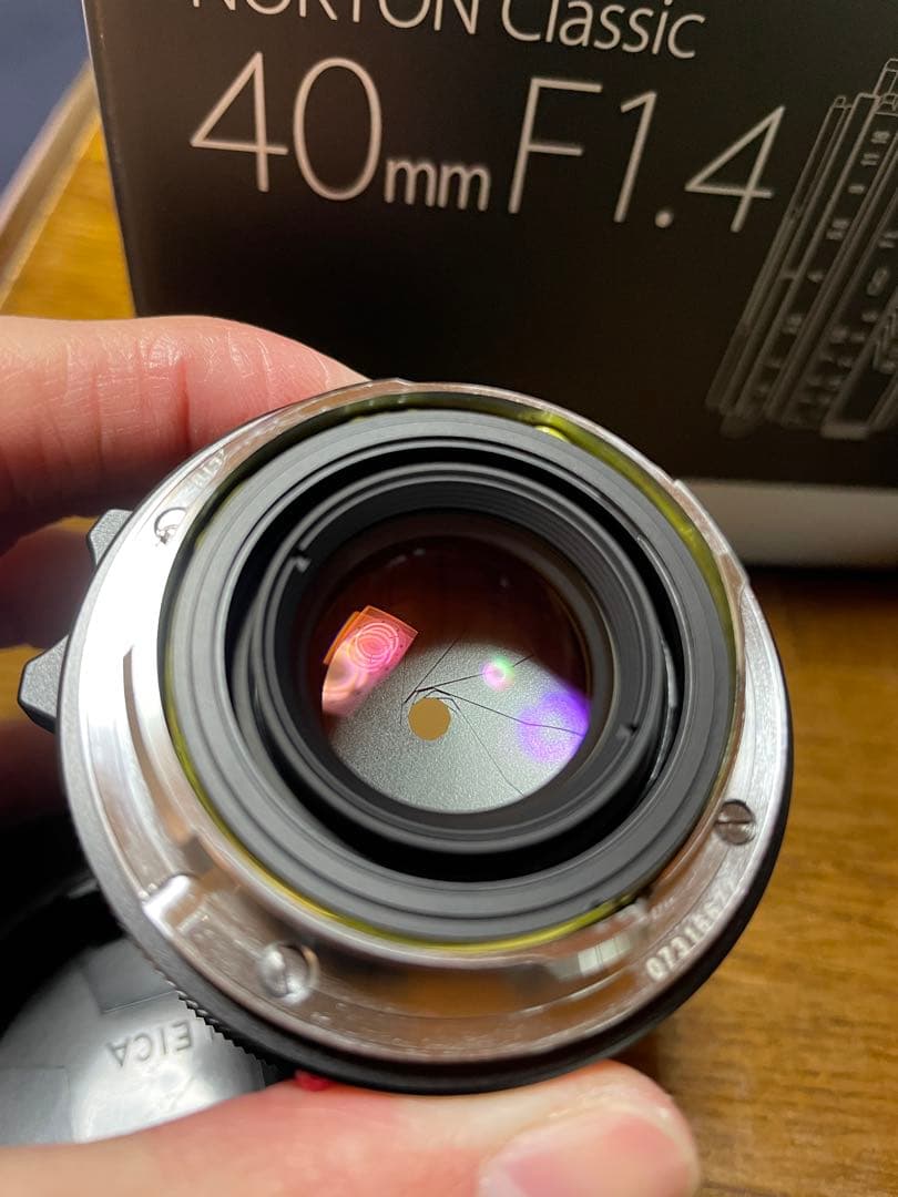 NOKTON Classic 40mm F1.4 SC VM 純正レンズフード付