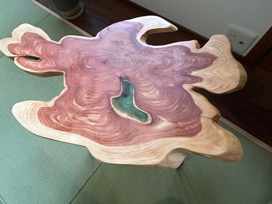 レジンテーブル、貝塚伊吹　輪切