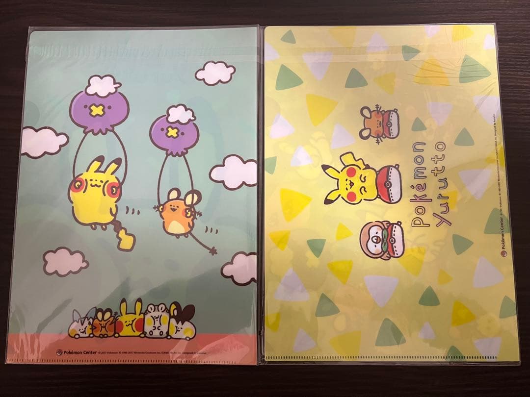 ポケモン　ゆるっと　A 4クリアファイル2枚セット