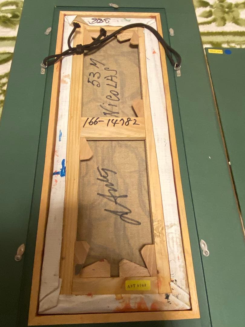 アンリ・ダンティ　油絵　ピエロ　送料込み