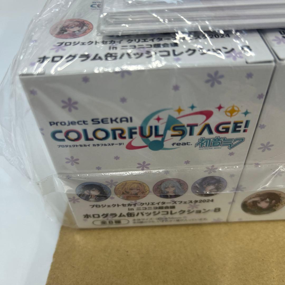 【未開封】プロセカ クリフェス2024 缶バッジBOX & ポストカード