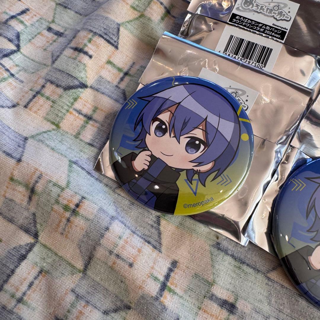 めろんぱーかー めろぱか　サムライ翔 缶バッジセット 50個+@