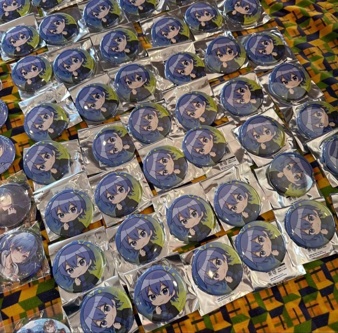 めろんぱーかー めろぱか　サムライ翔 缶バッジセット 50個+@