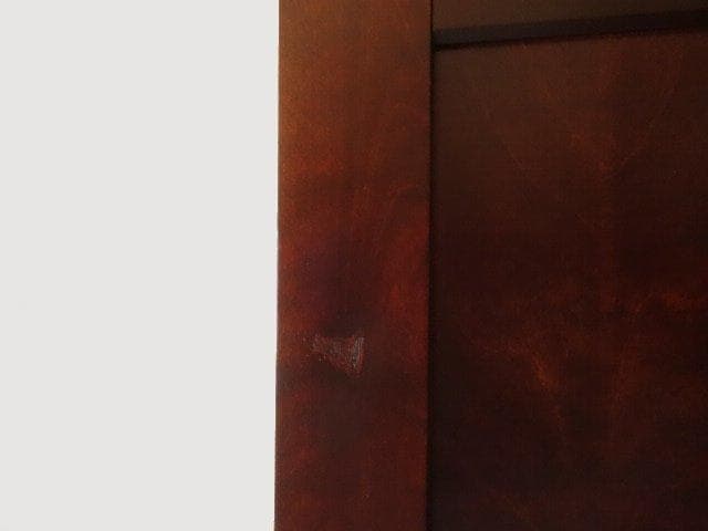 北海道民芸家具　洋服タンス　ワードロープ　再塗装済　USED