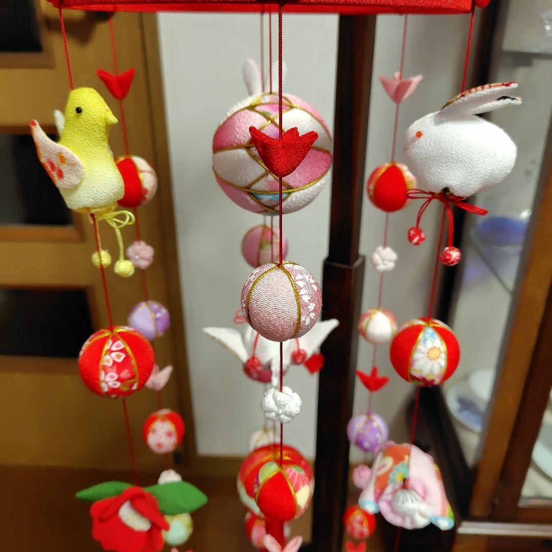 ちりめん細工　お雛様さげもん下げ飾り