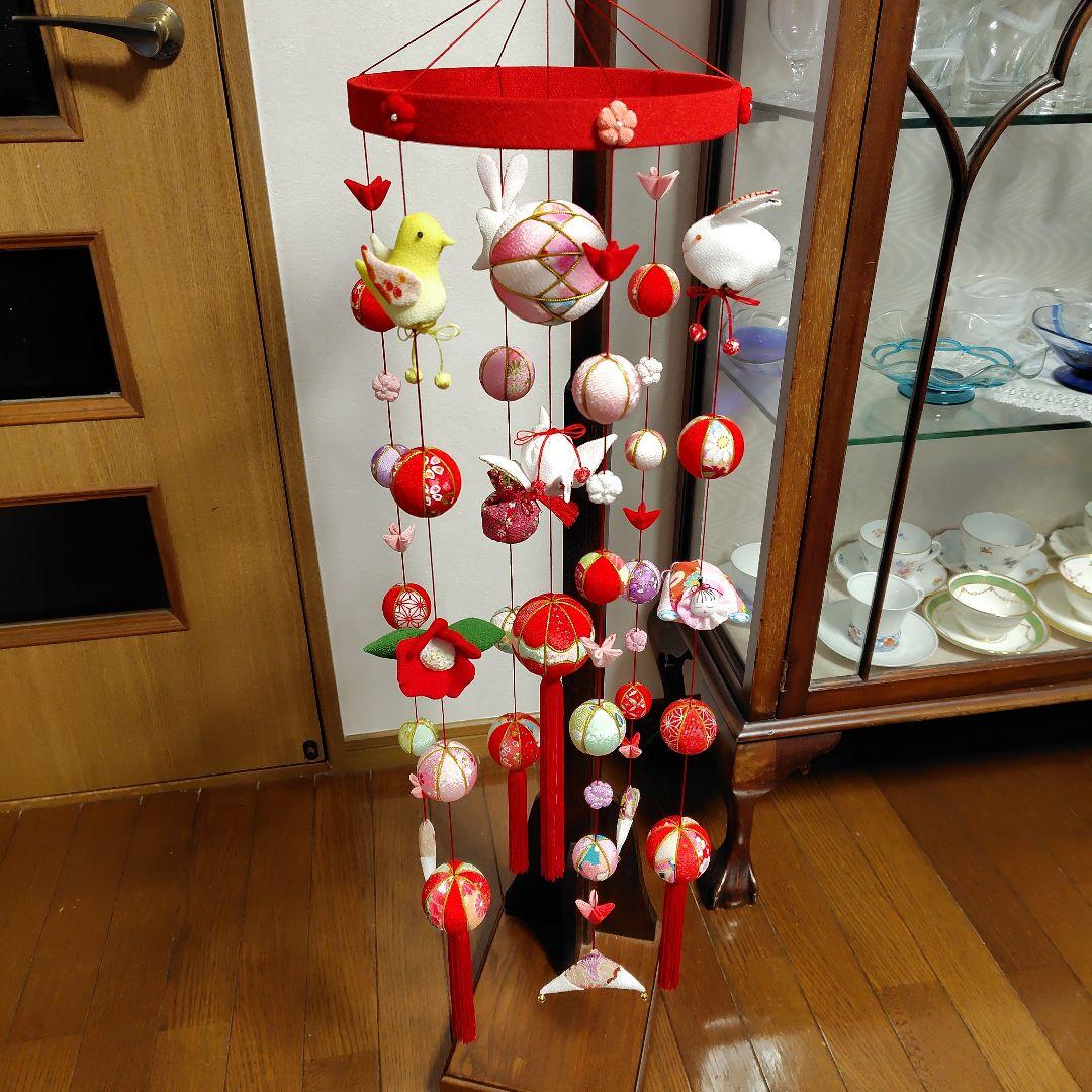 ちりめん細工　お雛様さげもん下げ飾り