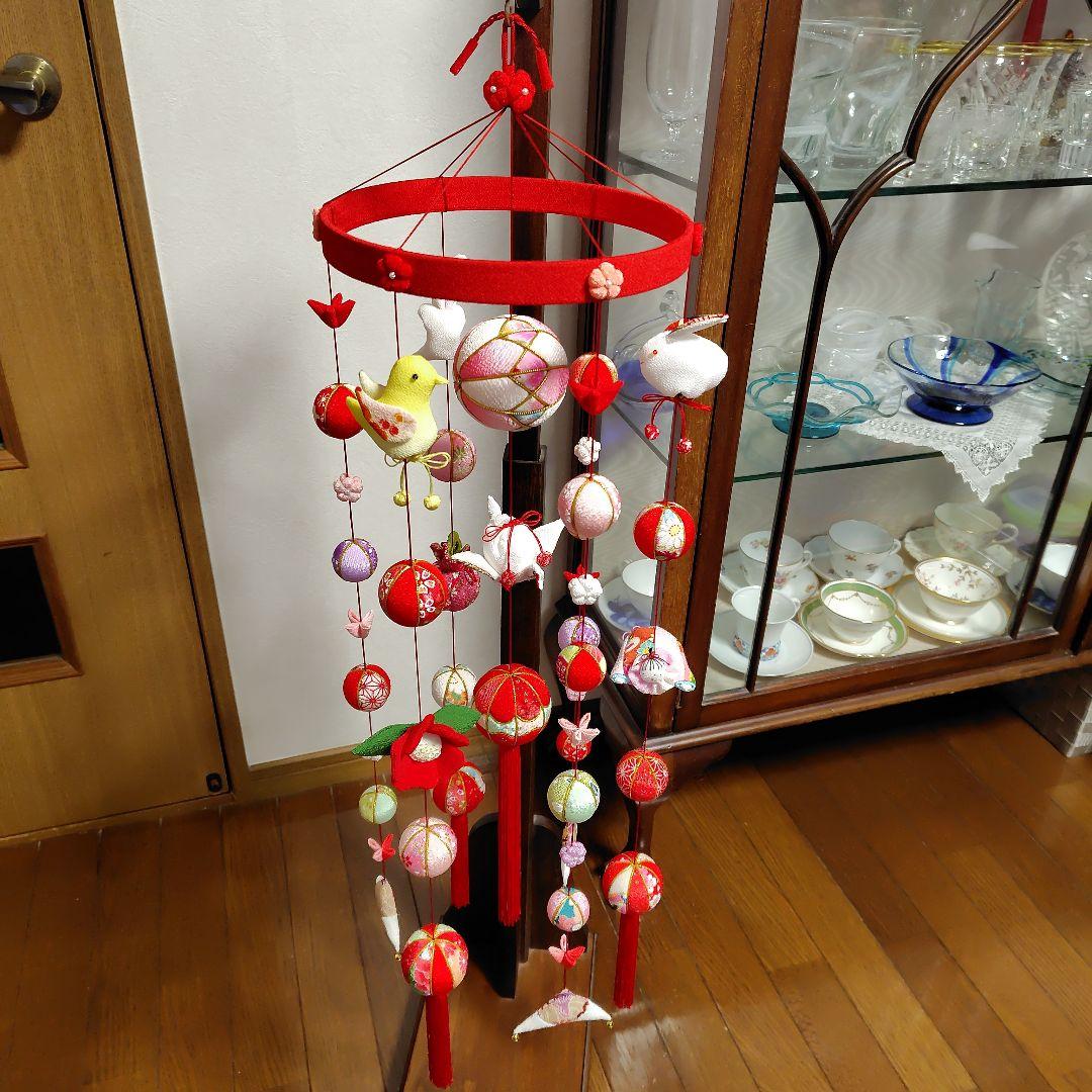 ちりめん細工　お雛様さげもん下げ飾り