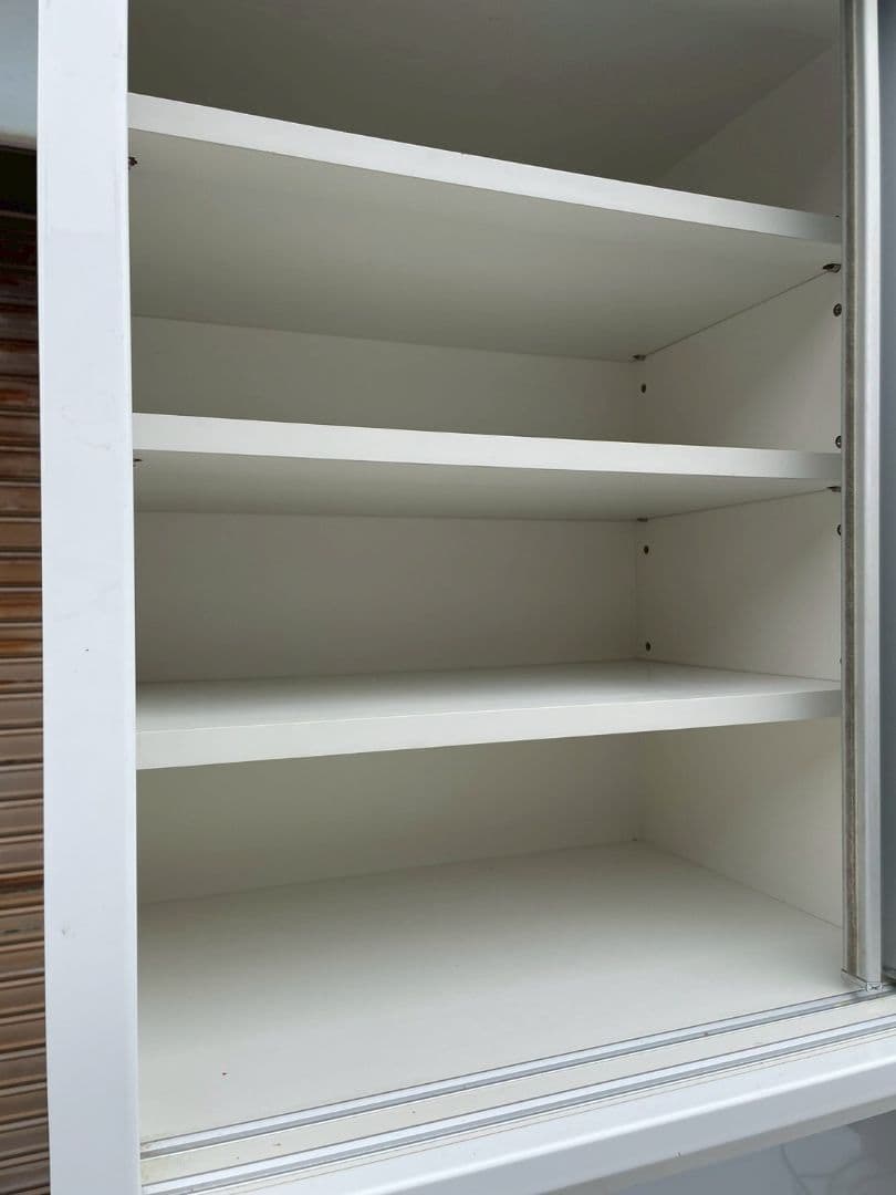 【ニトリ キッチンボード 幅100cm 食器棚 ホワイト】 引き取り限定