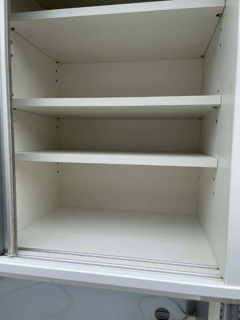 【ニトリ キッチンボード 幅100cm 食器棚 ホワイト】 引き取り限定