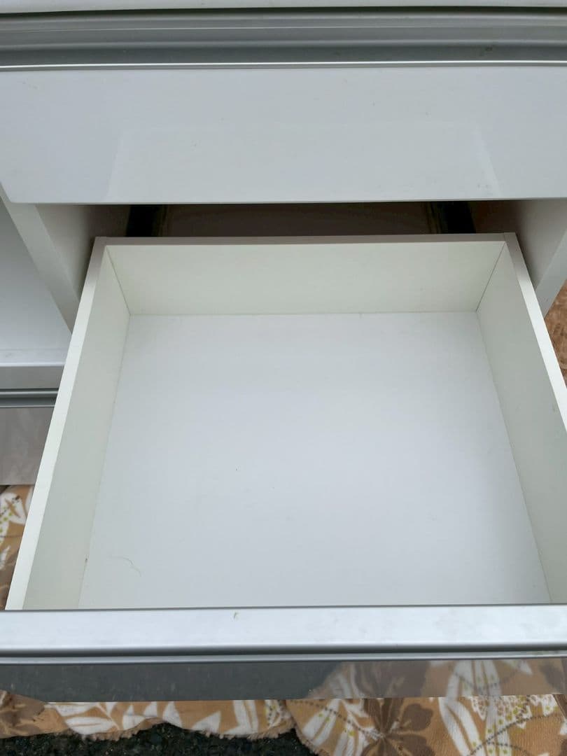 【ニトリ キッチンボード 幅100cm 食器棚 ホワイト】 引き取り限定