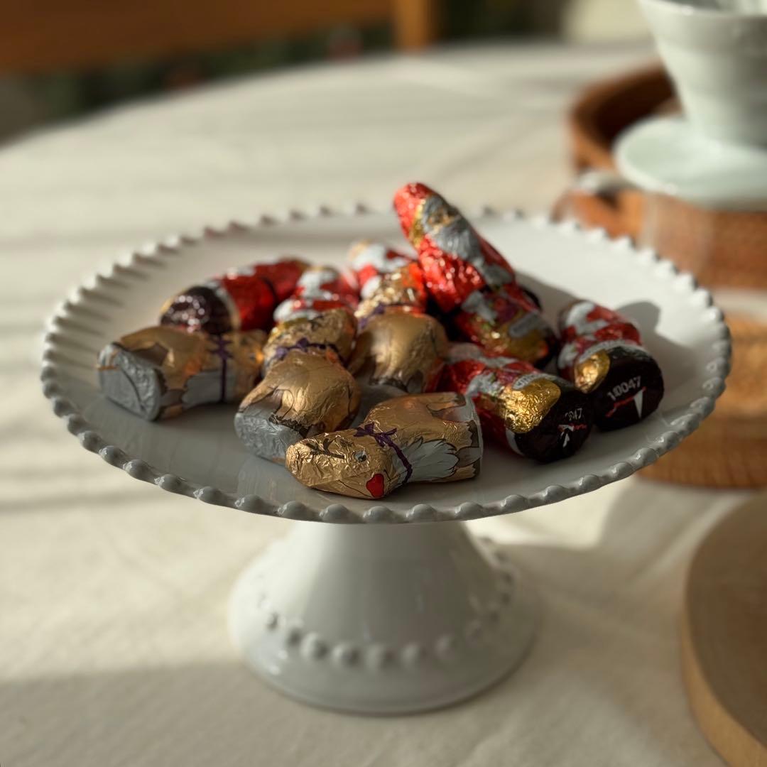 プレゼント付　コスタノバ　パール　ケーキタワーm ブレッドプレート1枚