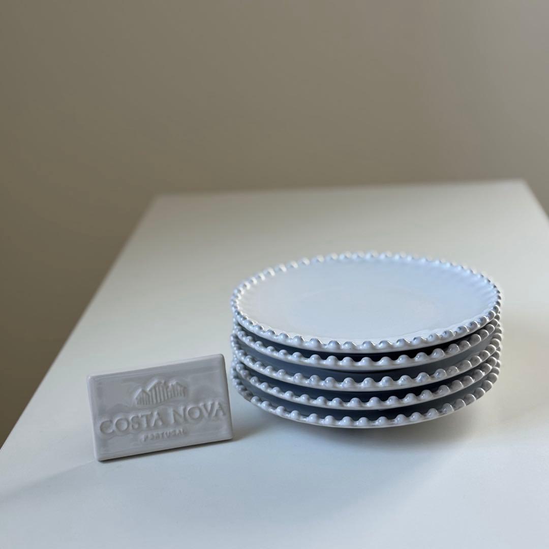 プレゼント付　コスタノバ　パール　ケーキタワーm ブレッドプレート1枚