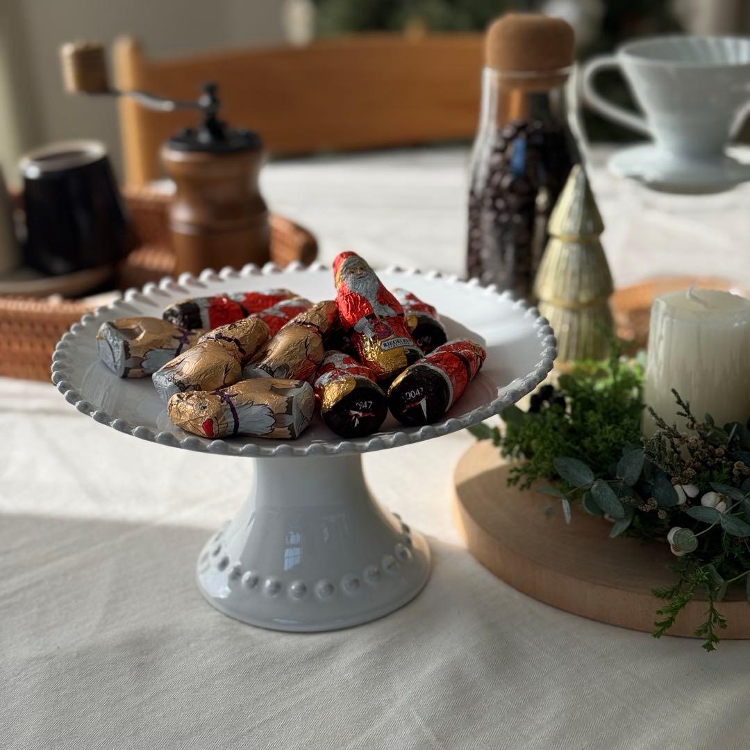 プレゼント付　コスタノバ　パール　ケーキタワーm ブレッドプレート1枚