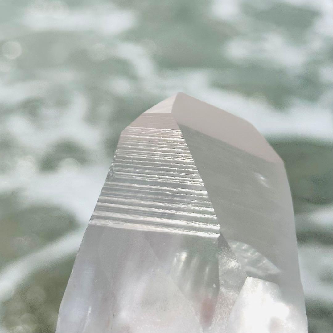 【水晶　ロック クリスタル】　バーコード入り　ビッグポイント　④