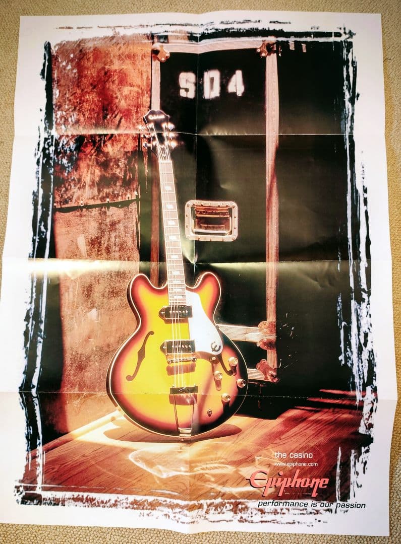エピフォン カジノ VS 韓国Peerless製2006年　純正ハードケース付