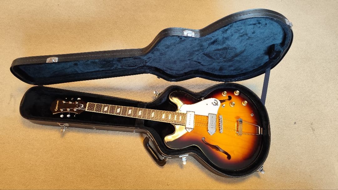 エピフォン カジノ VS 韓国Peerless製2006年　純正ハードケース付