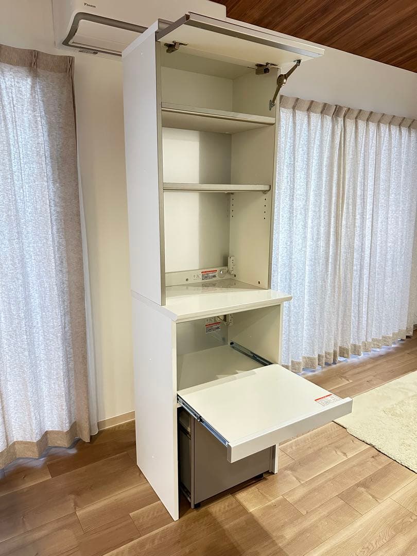 【RICO】AYANO 綾野製作所 食器棚 キッチンボード ホワイト