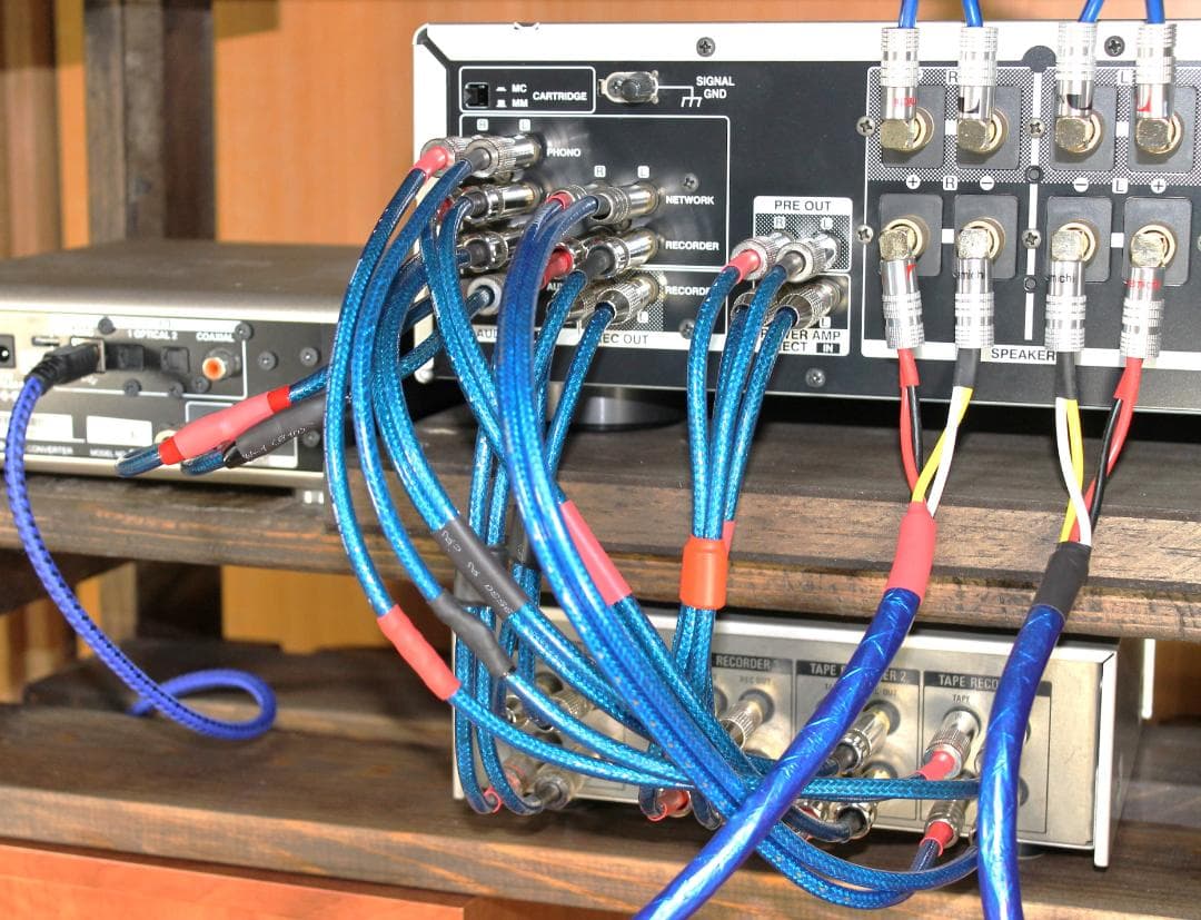 2200αゾノトーンZONOTONE 2m2本 ナカミチ新品金バナナプラグ付