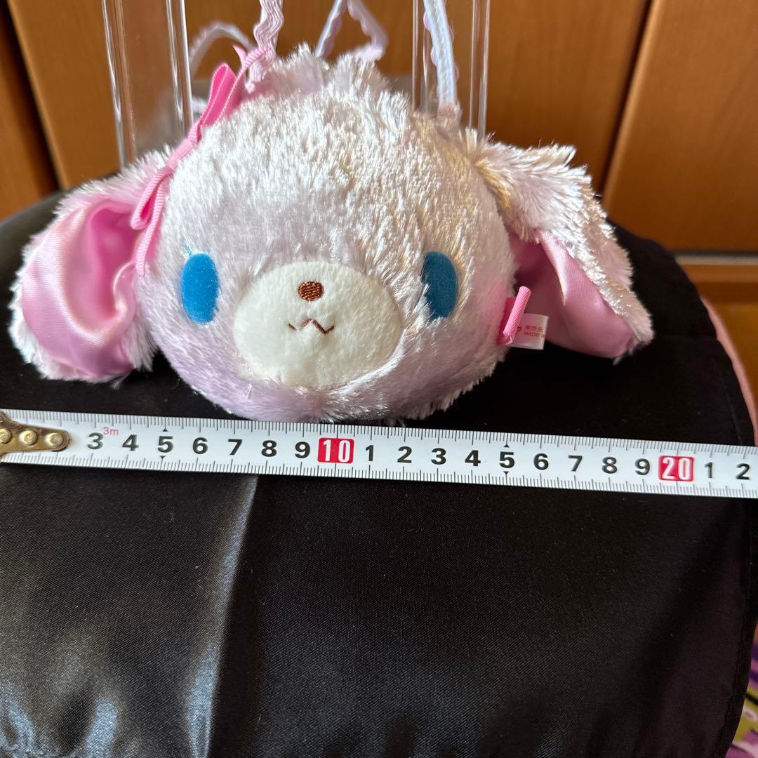 平成レトロ⭐️サンリオ⭐️sugar bunniesももうさ 顔ドール ポシェット