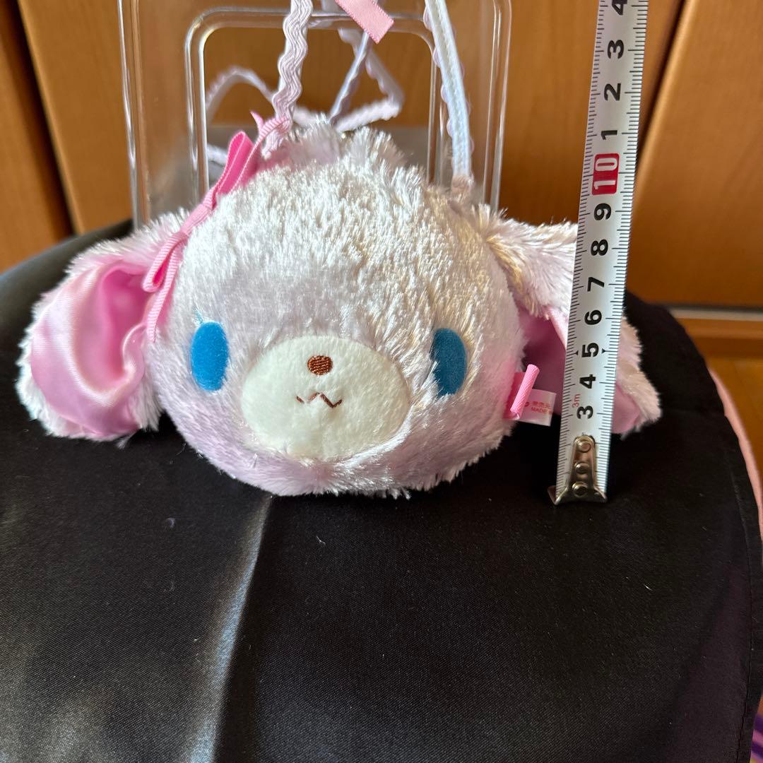 平成レトロ⭐️サンリオ⭐️sugar bunniesももうさ 顔ドール ポシェット