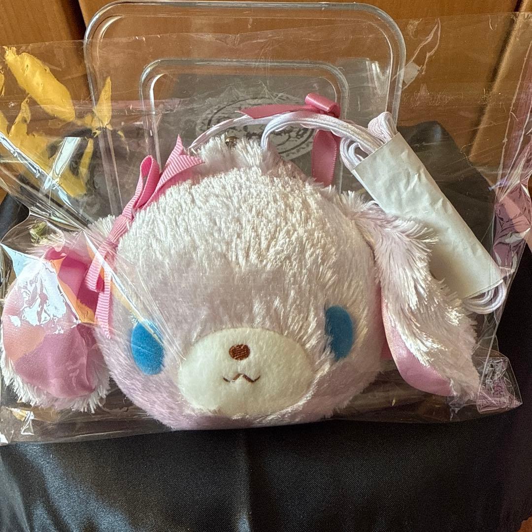 平成レトロ⭐️サンリオ⭐️sugar bunniesももうさ 顔ドール ポシェット