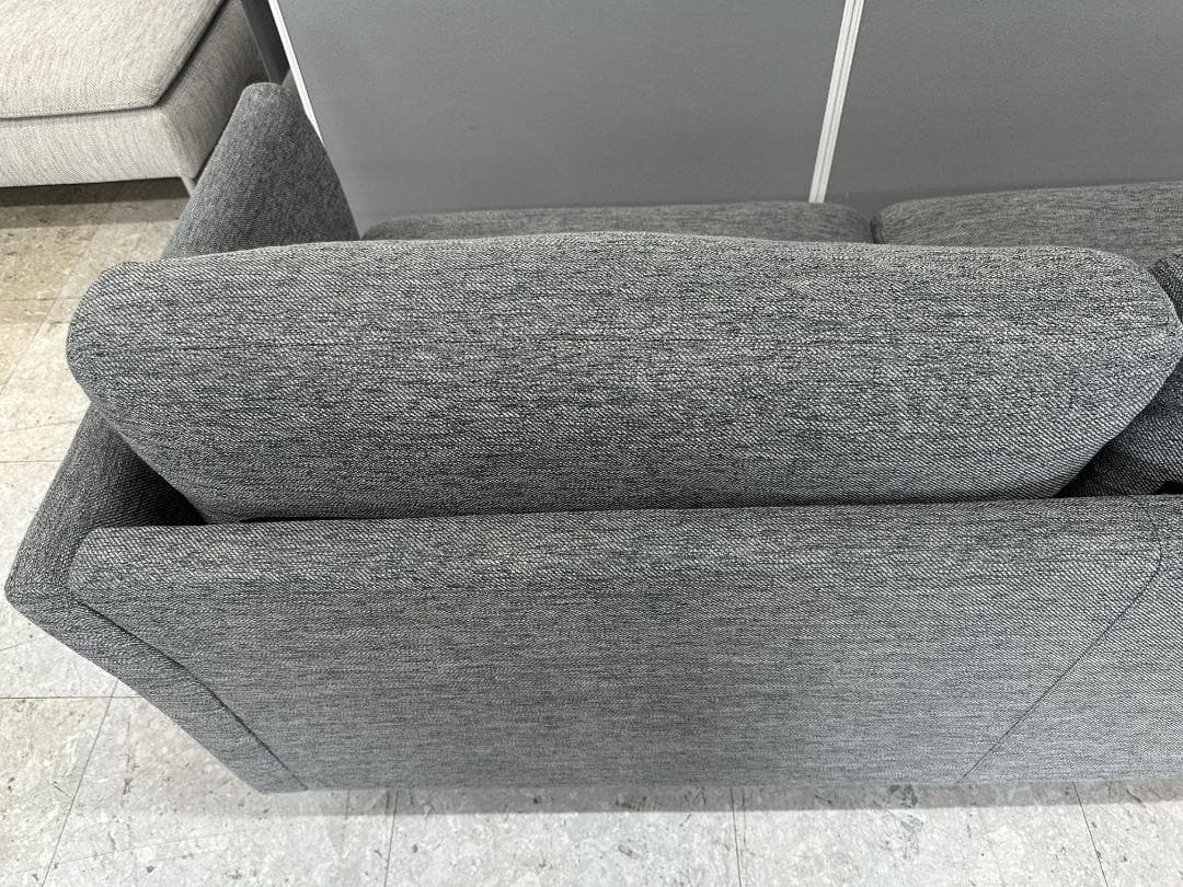 ニトリ　2人掛けソファ　グレー