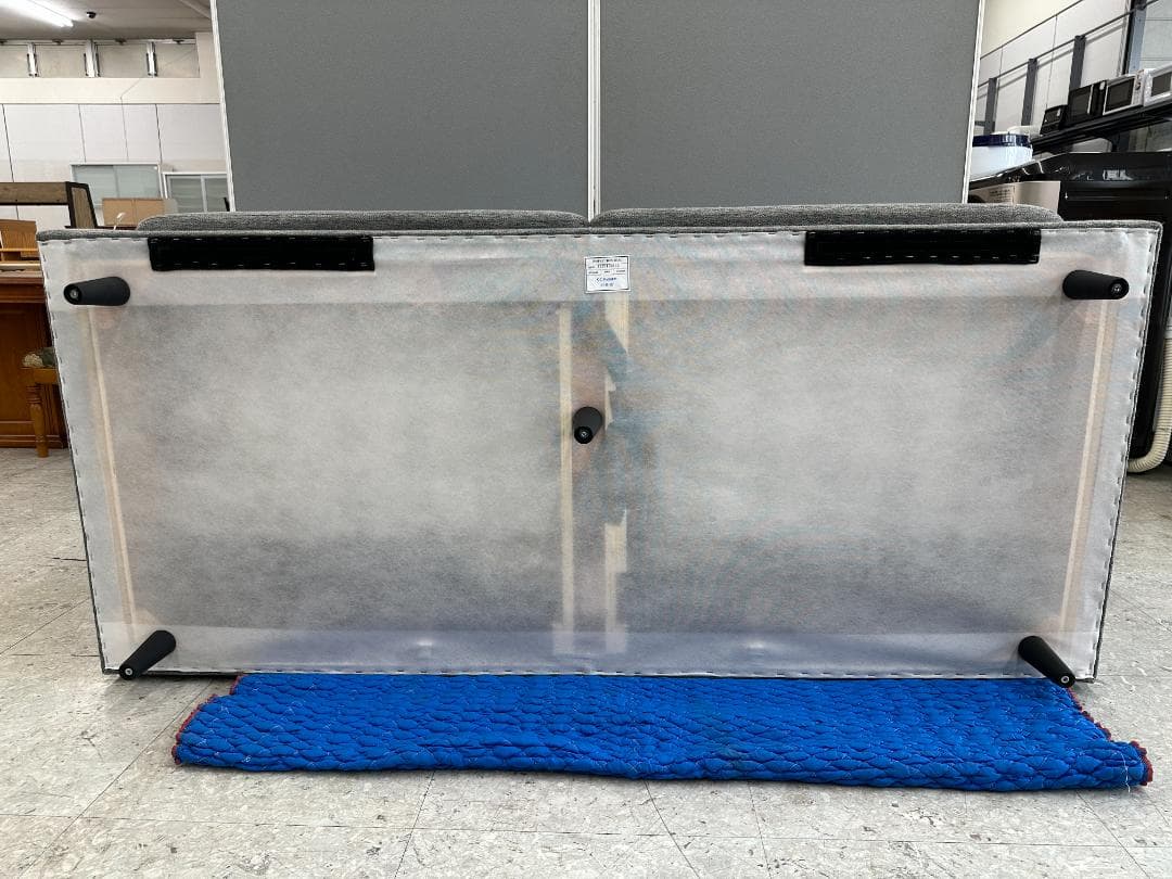 ニトリ　2人掛けソファ　グレー