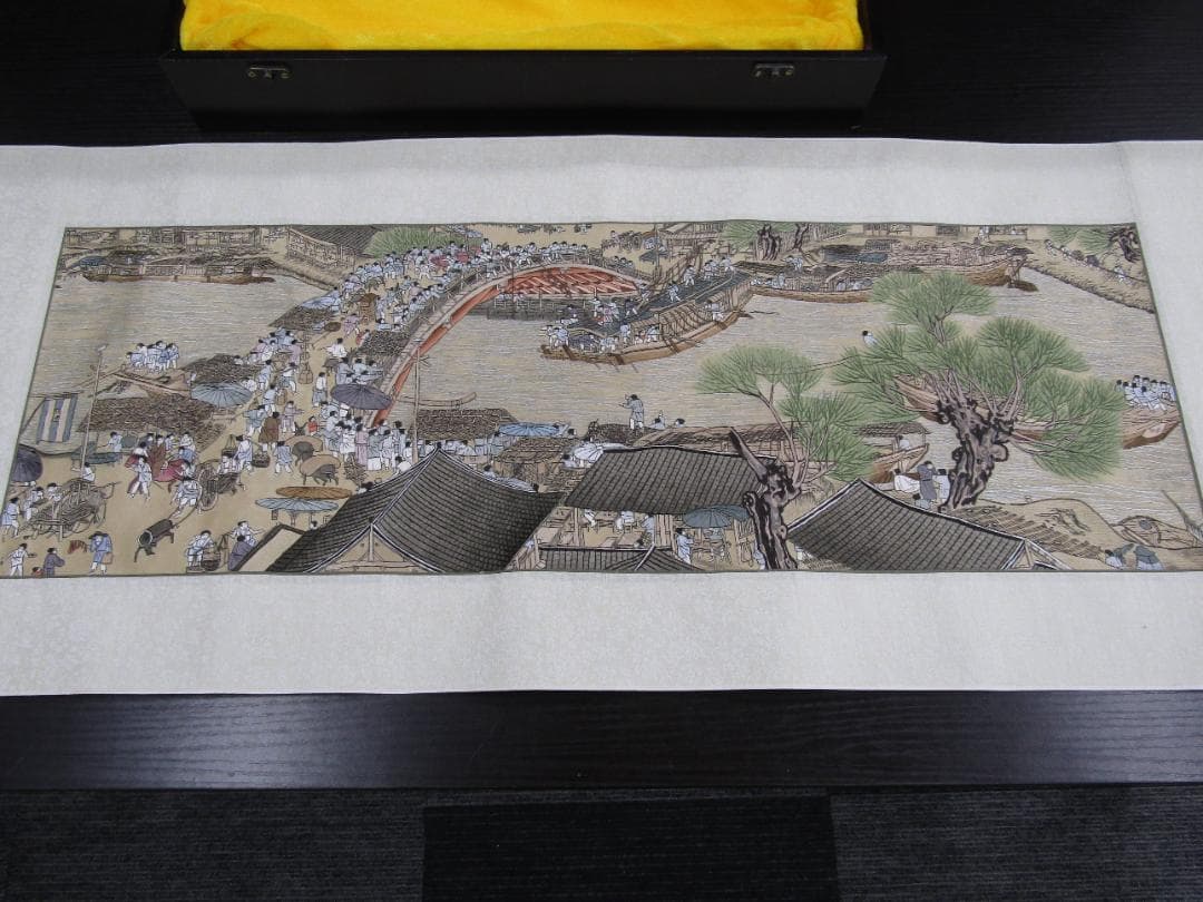 【未使用品】中国 清明上河図 複製画 限定版セット