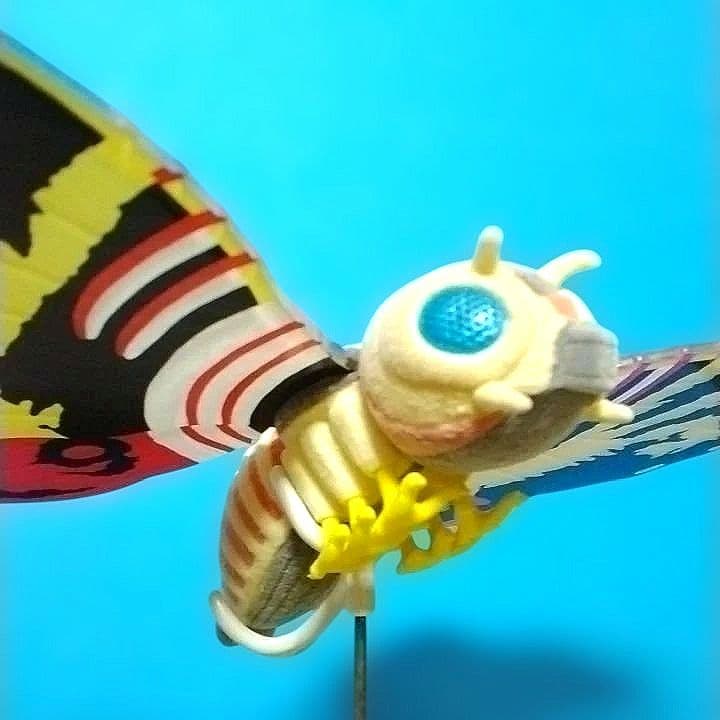 モスラ（成虫）フィギュア 1992 特殊植毛加工 バンダイ 箱付き美品